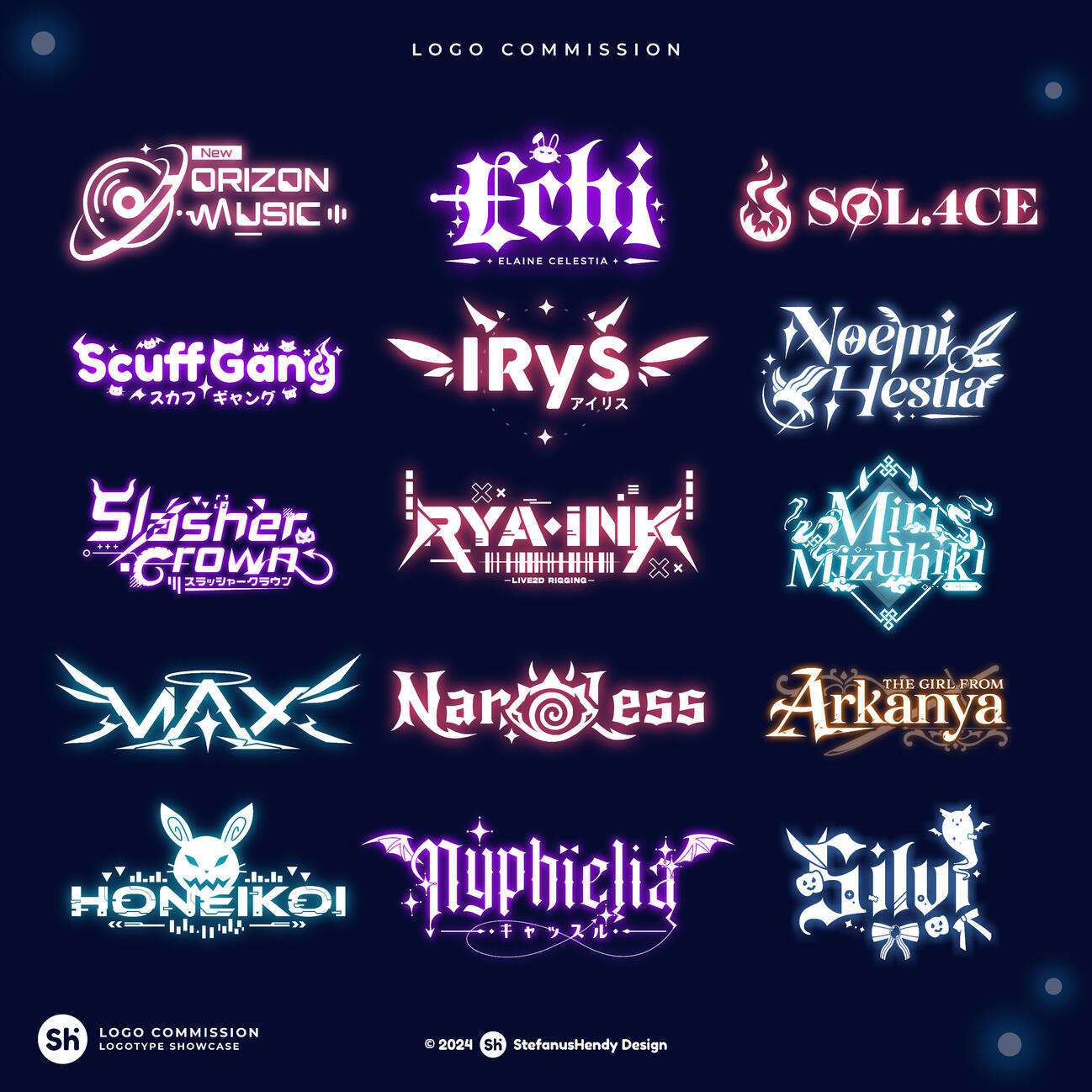 Glow Vtuber Logo 2 Glow Vtuber Logo 2
