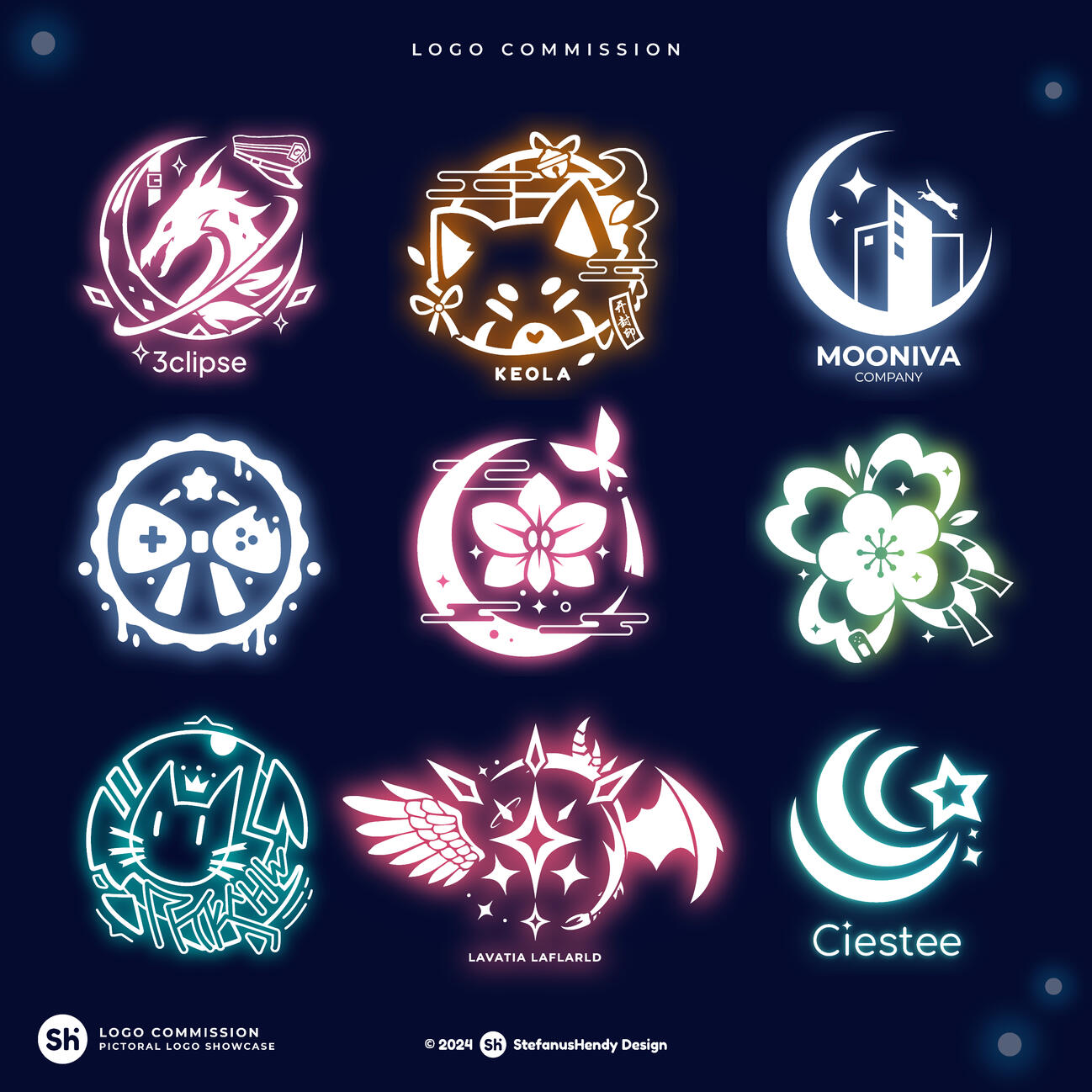 Glow Vtuber Logo 1 Glow Vtuber Logo 1