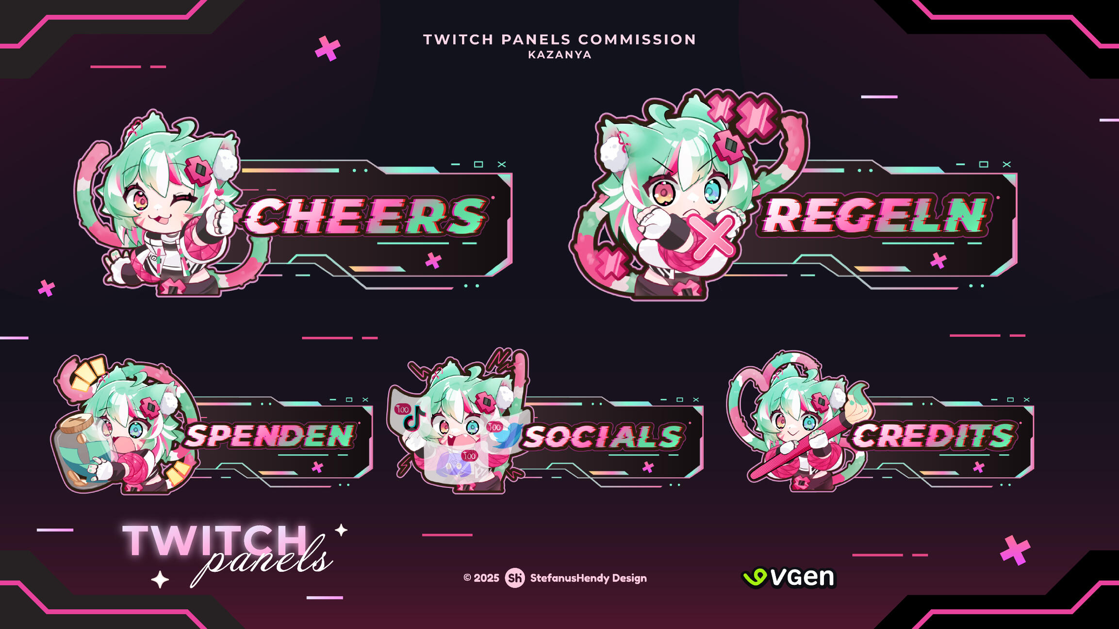 Kazanya Twitch Panels Kazanya Twitch Panels