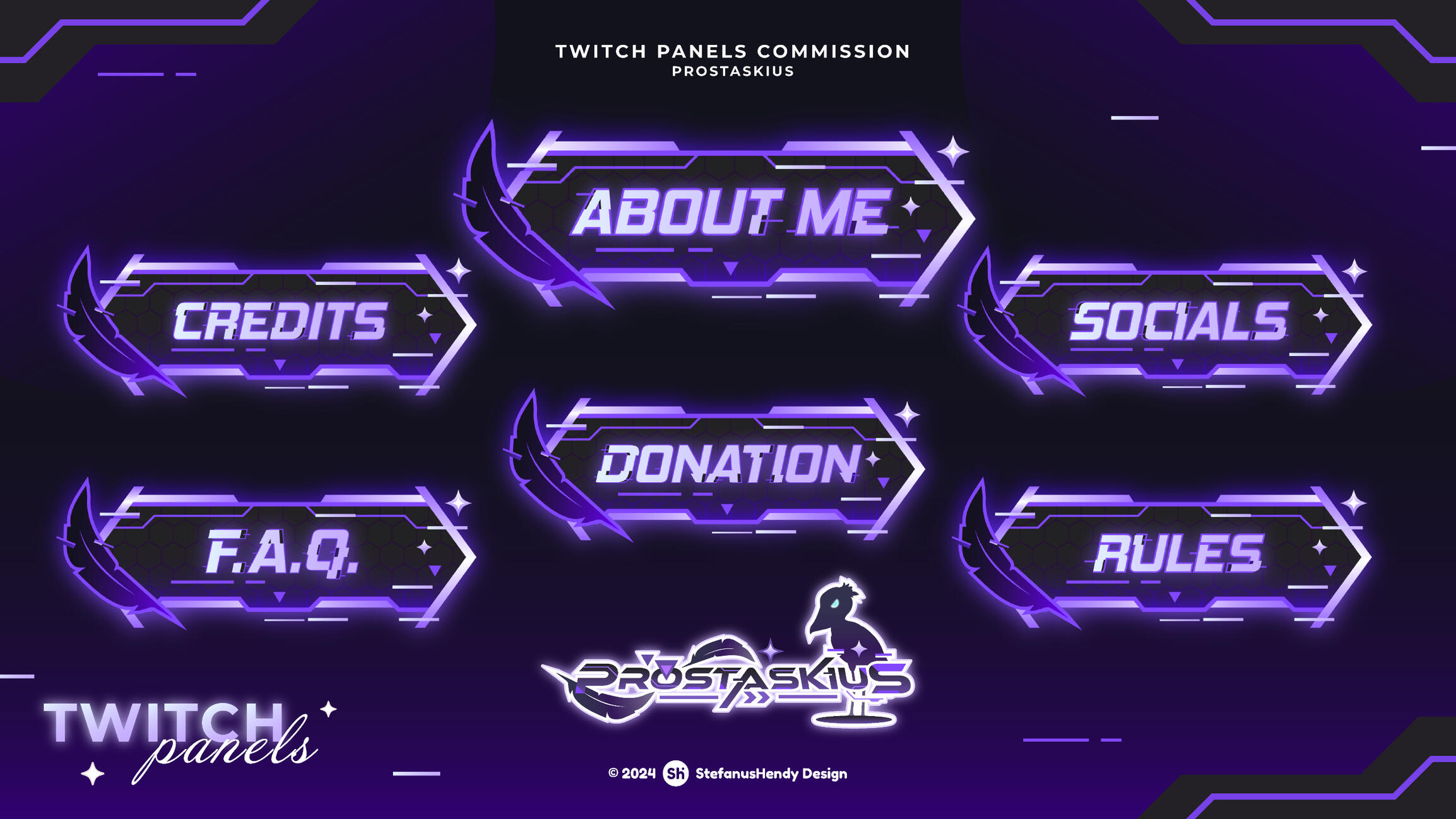 Prostaskius Twitch Panels Prostaskius Twitch Panels