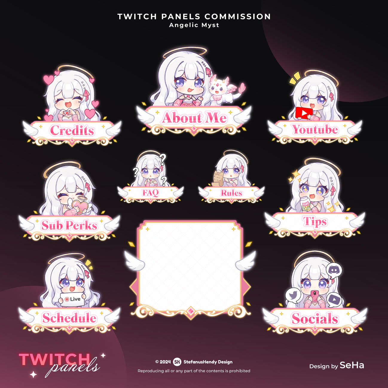 Angelic Myst Twitch Panels Angelic Myst Twitch Panels