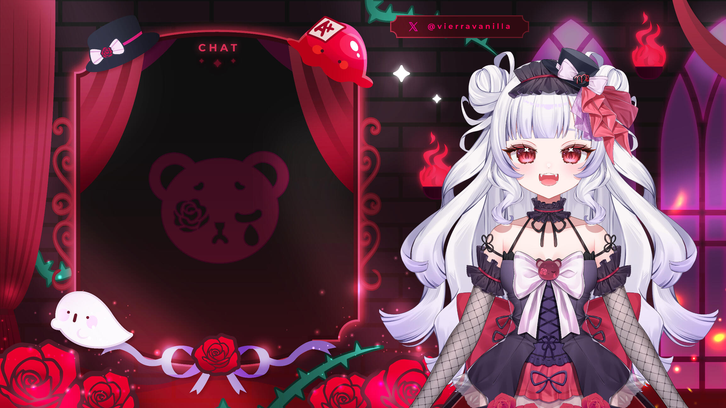 Vierra Vanilla AKA Virtual Vtuber Stream Overlay