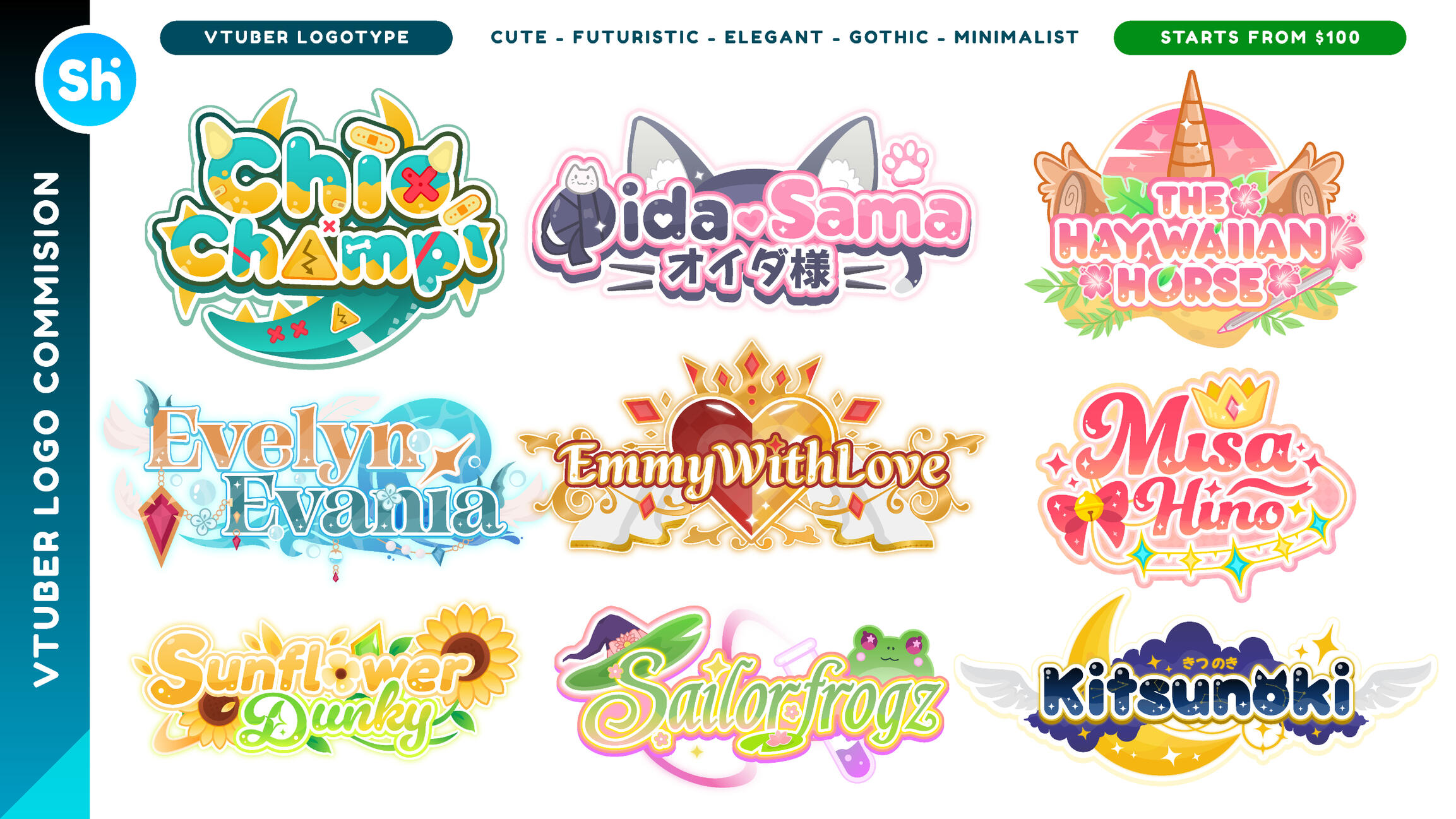 Vtuber Logo Showcase 3