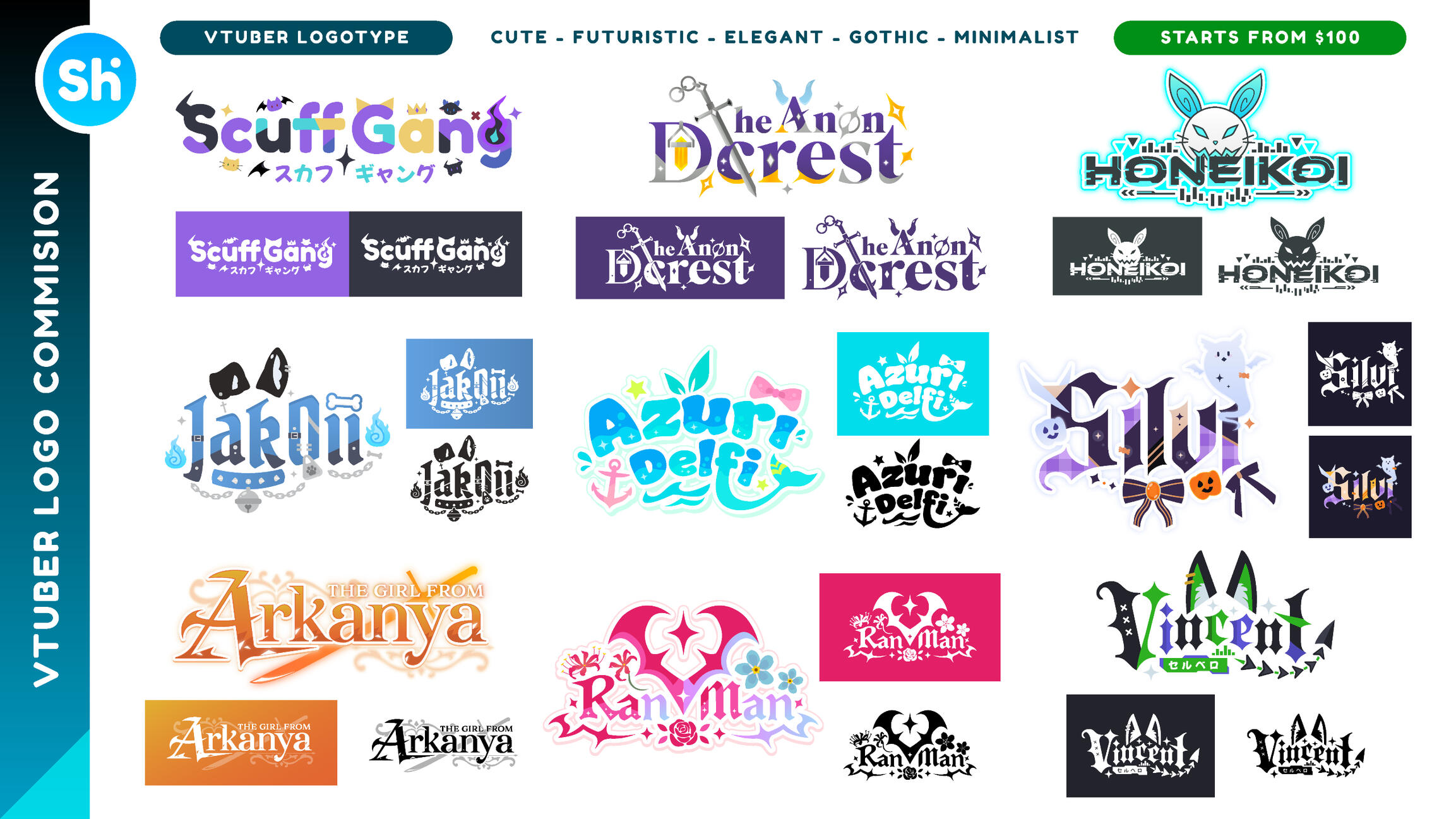 Vtuber Logo Showcase 2