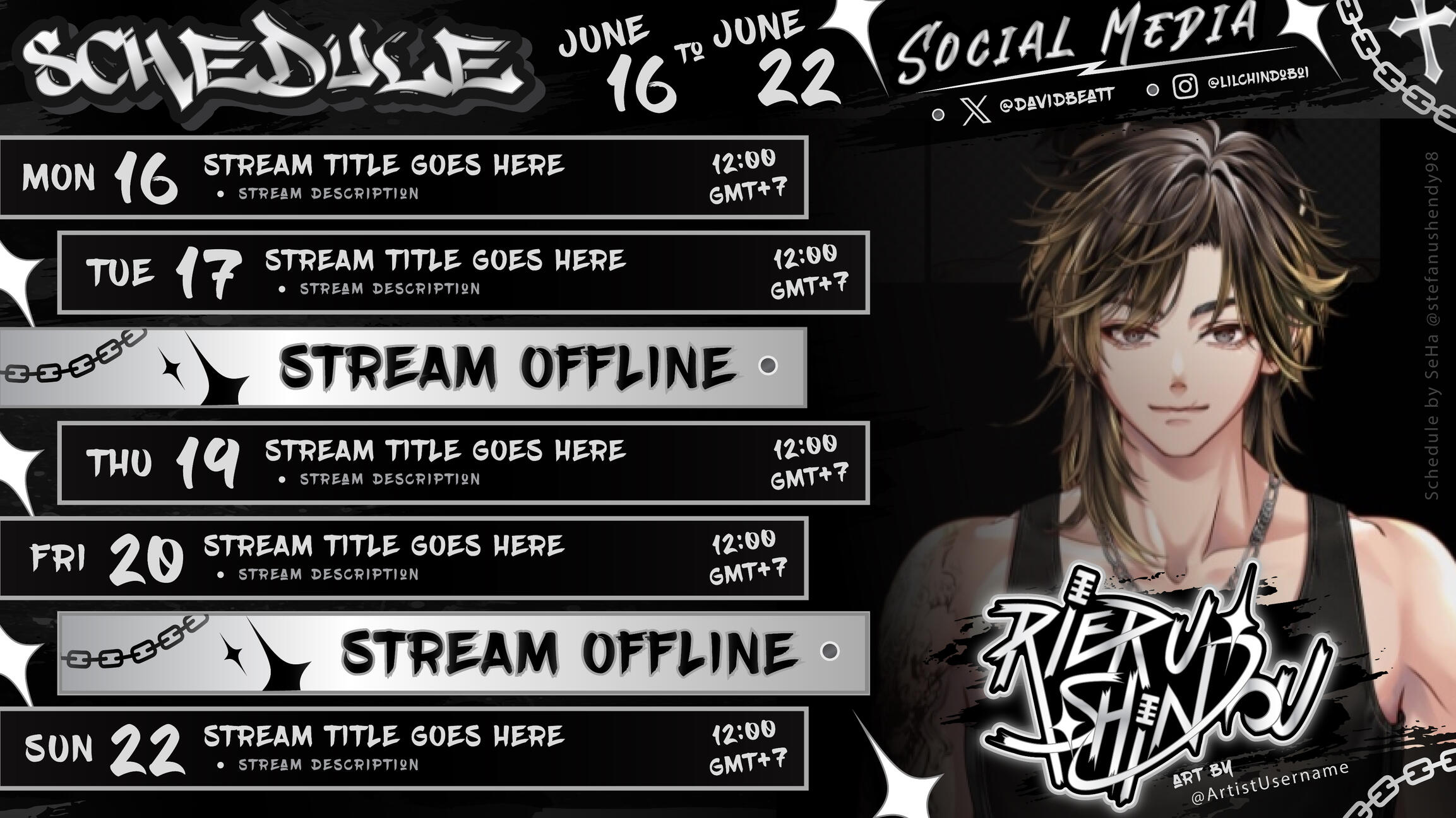 Rieru Shindou Schedule